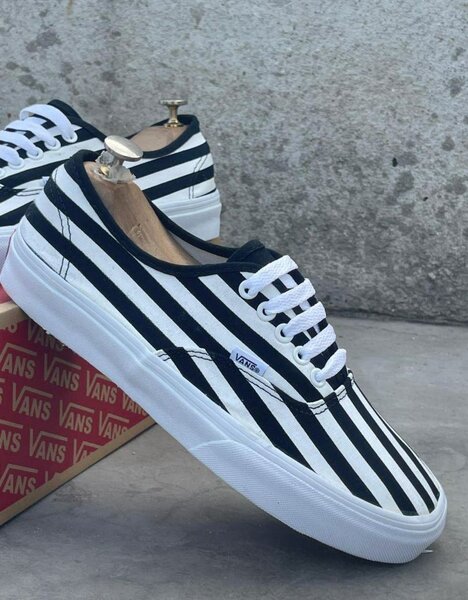 Baskets rayées Vans classiques