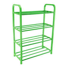 Étagère à chaussures verte