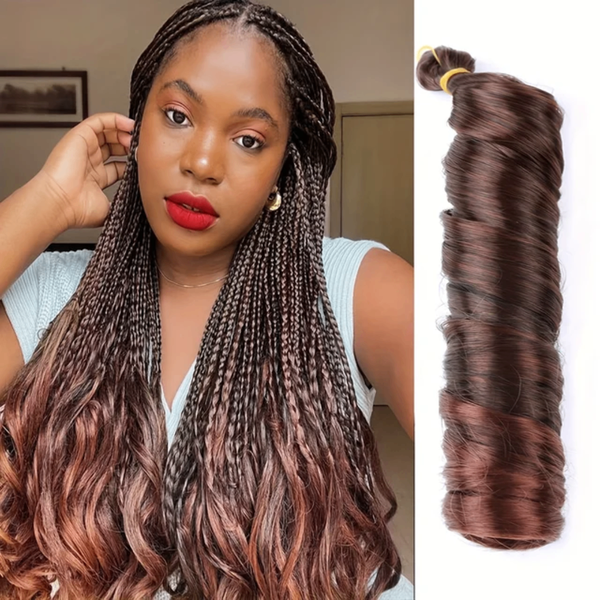 Mèches à tresser french curl