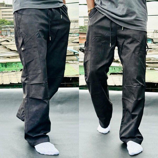 Pantalon cargo ample homme
