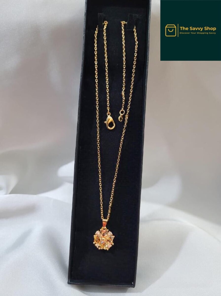 Zircon stone pendant