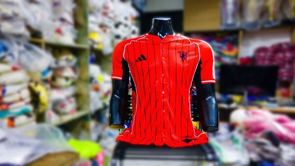 Maillot de football rouge homme
