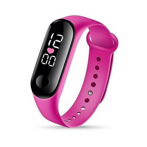 Montre Bracelet Silicone Non Connecteé Affichage LED