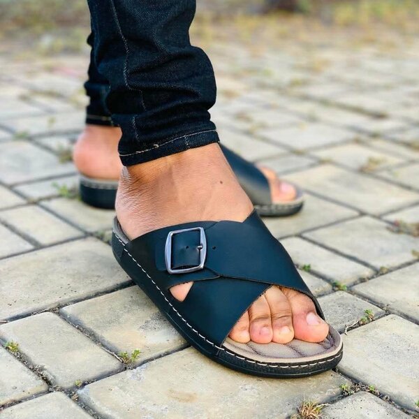 Sandales en cuir homme élégantes