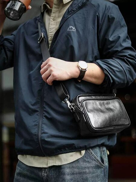 Sacoche homme en cuir élégante