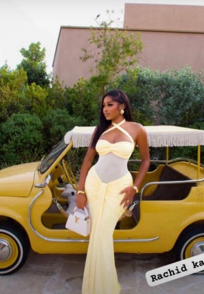 Robe Élégante Jaune