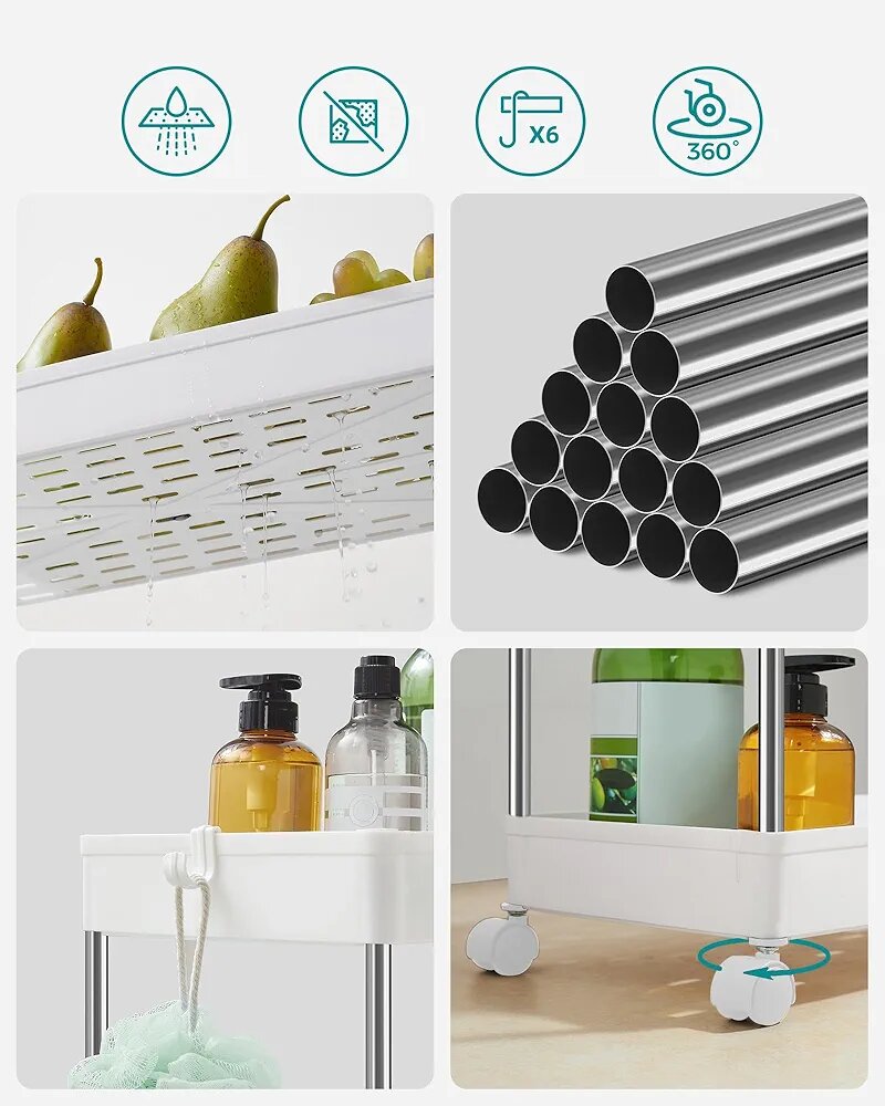 Chariot de rangement coulissan