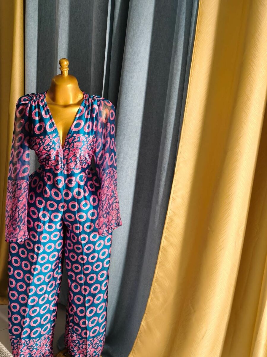 Tunique élégante à motifs