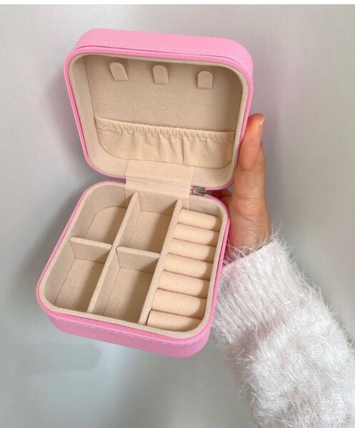 Boîte à bijoux portable compacte