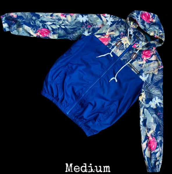 Windbreaker jacket combined color