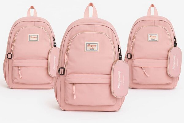 Sac à dos rose élégant