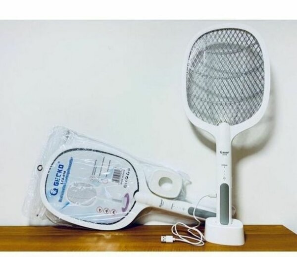 Raquette anti-insectes électrique rechargeable