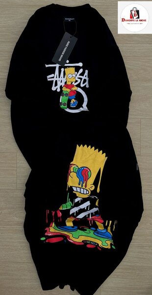 T-shirt noir graphique