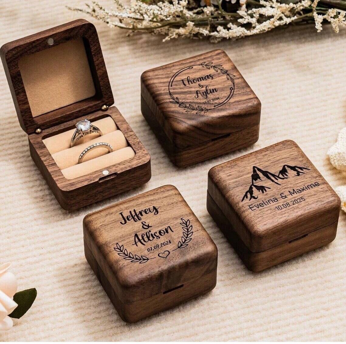 Customized ring cases with your Name️️