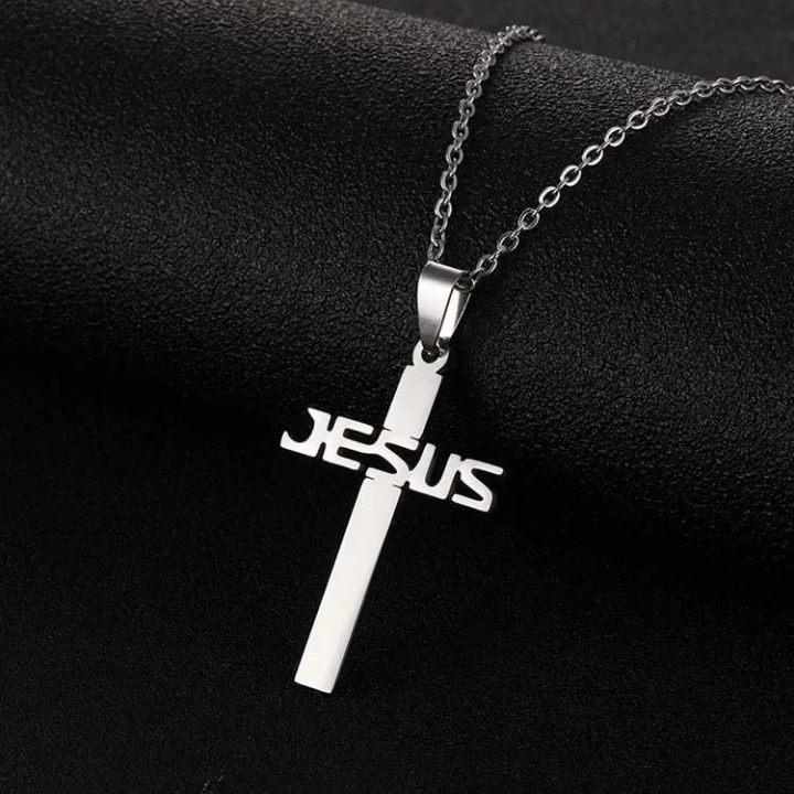 Pendentif croix 'Jesus'