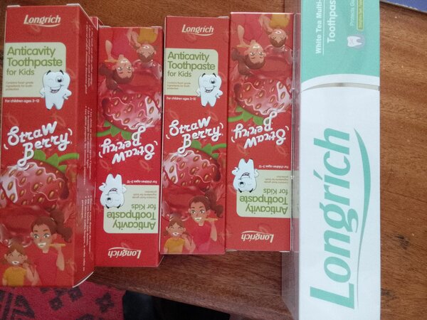 Dentifrice Longrich Fraise Enfants