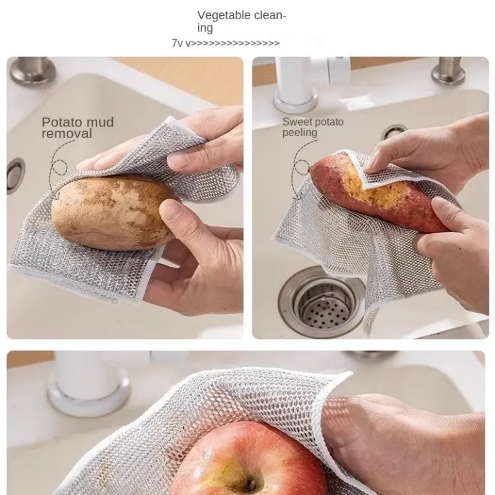 Lot de 8 Éponge à récurer