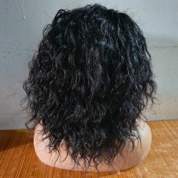 Perruque ondulé naturelle