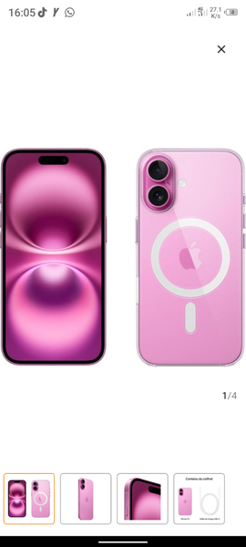 iPhone 15 Rose MagSafe