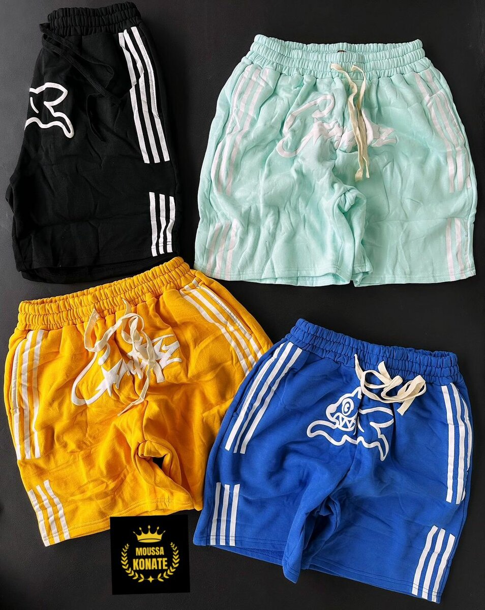 Shorts colorés tendance