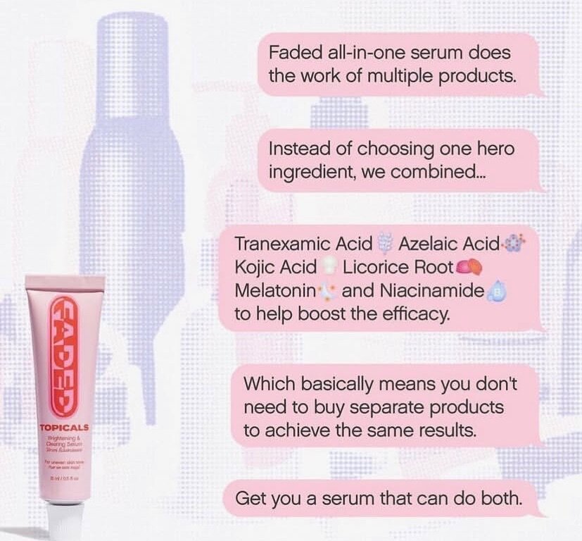 Faded Tropicals brightening serum