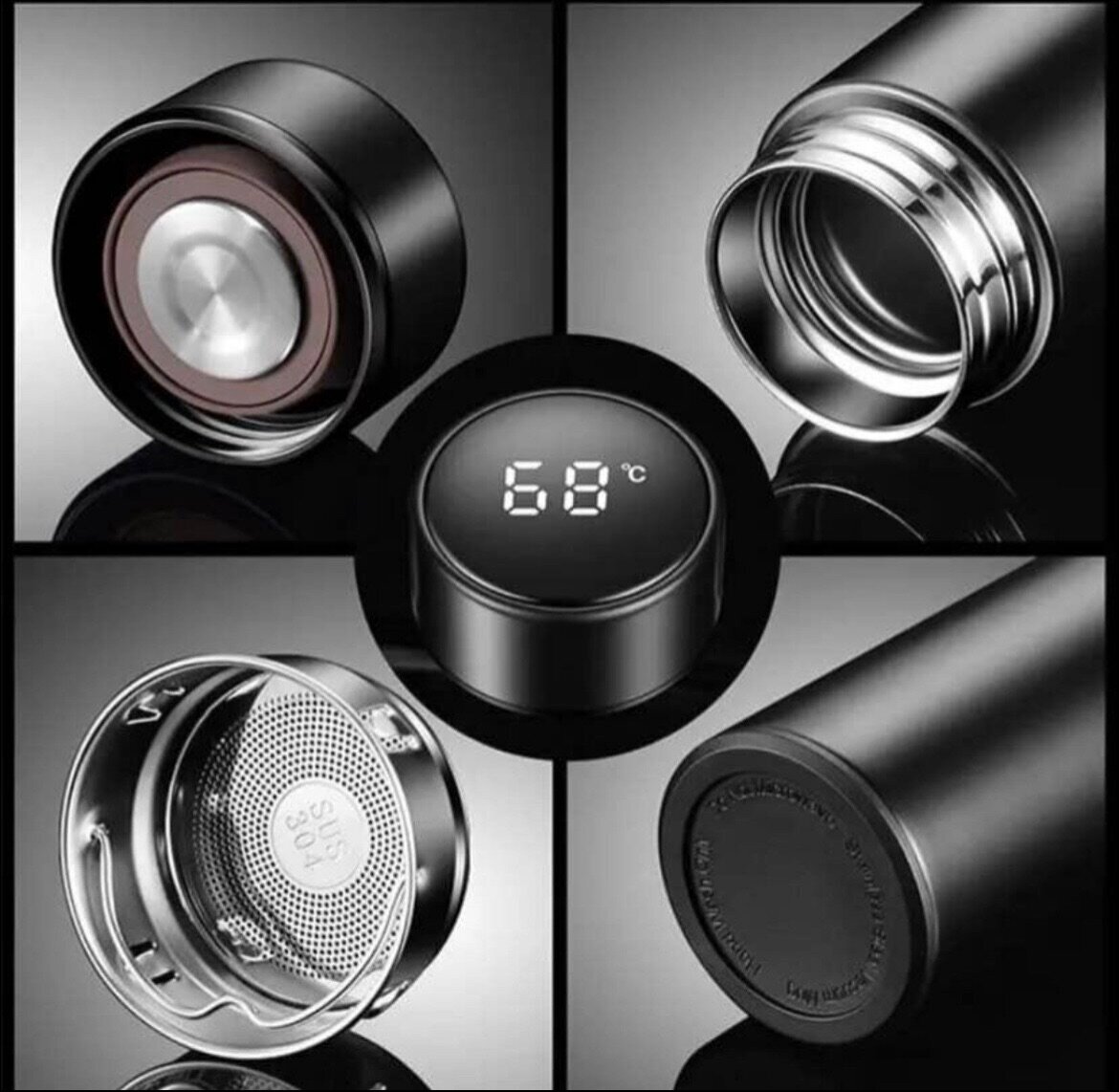 Bouteille Thermos Intelligente LED