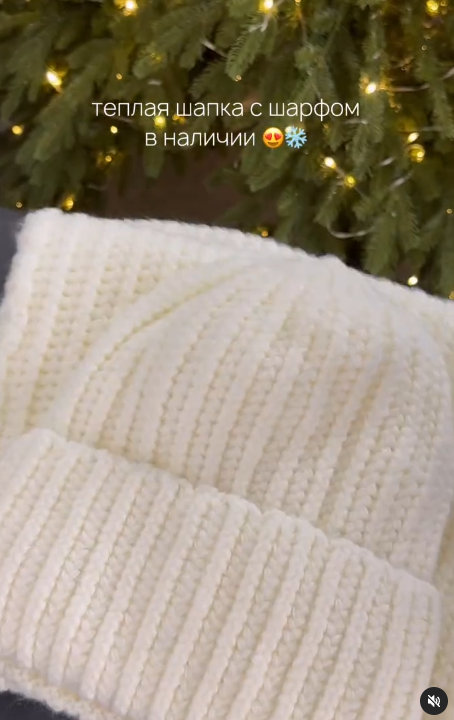 Комплект : шапка и шарф