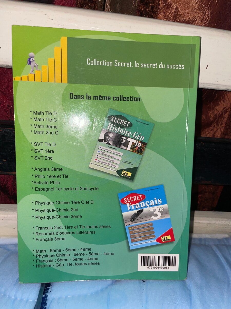 Livre Secret SVT 2nde