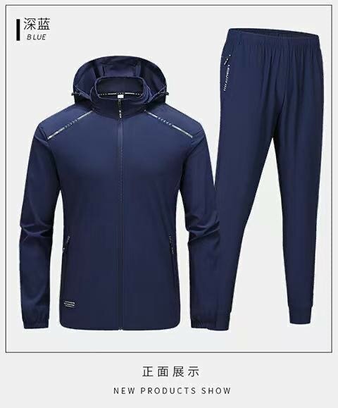 Survêtement sport homme bleu