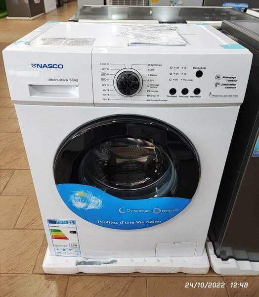 Machine à laver nasco 6kg automatique
