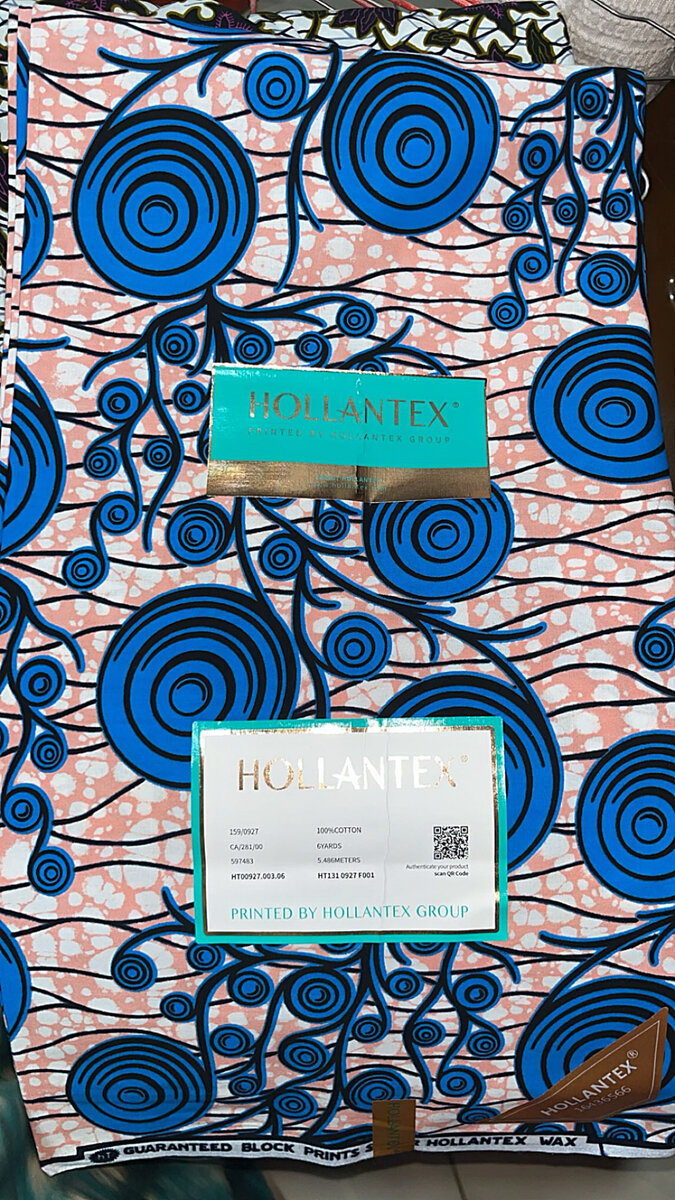 Tissu Hollandais Cire Imprimé