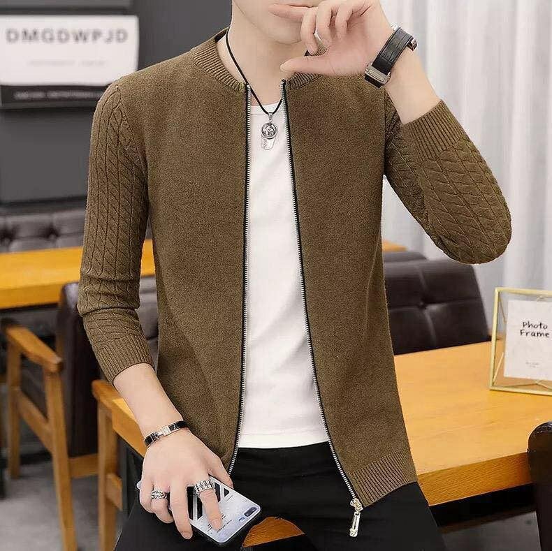 Cardigan zippé pour homme