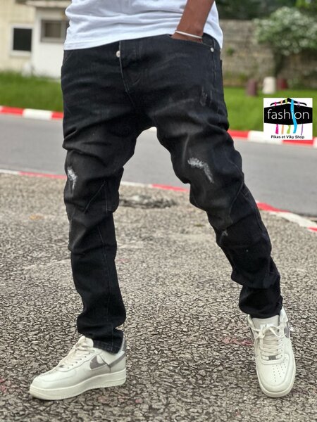 Jeans décontractés noirs