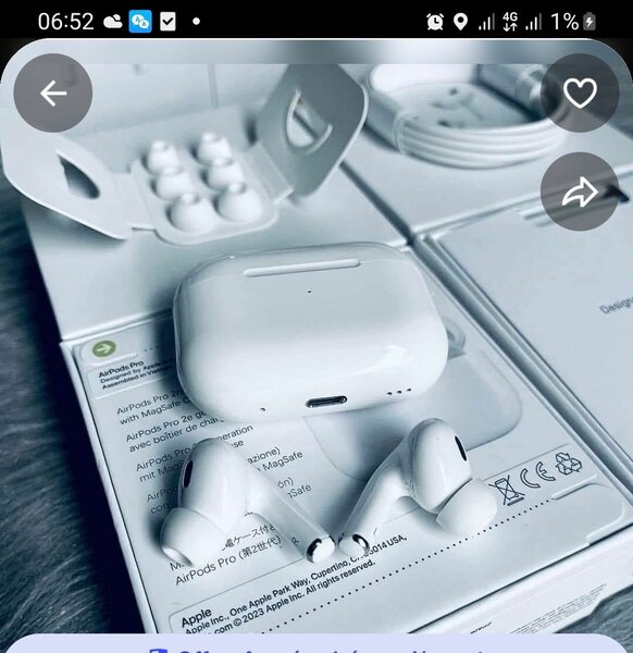 Écouteurs Airpods pro2