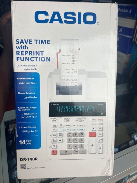 Calculatrice imprimante Casio DR-140R