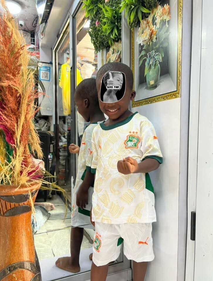 Maillot Enfant Équipe Ivoire