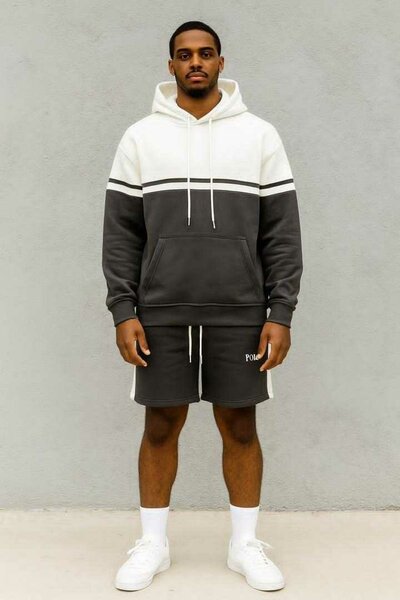 Ensemble jogging bicolore