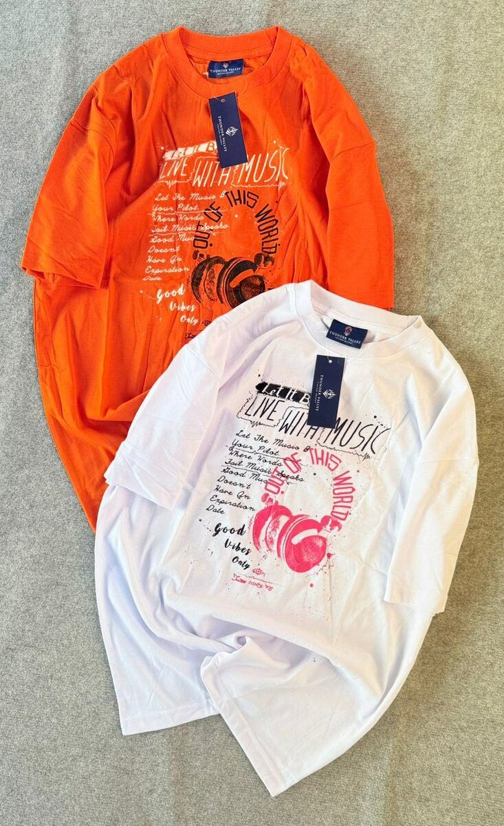 T-shirt unisexe imprimé musique