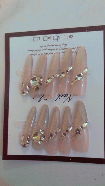 Ongles Press-on Cristal