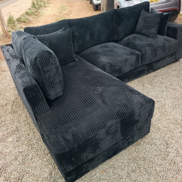 Canapé d'angle en tissu