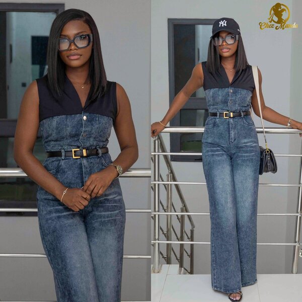 Combinaison en jean pour femme