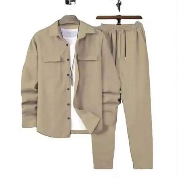 Ensemble homme beige