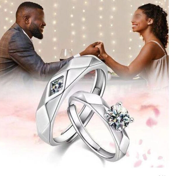 Bague de fiançailles diamant élégante