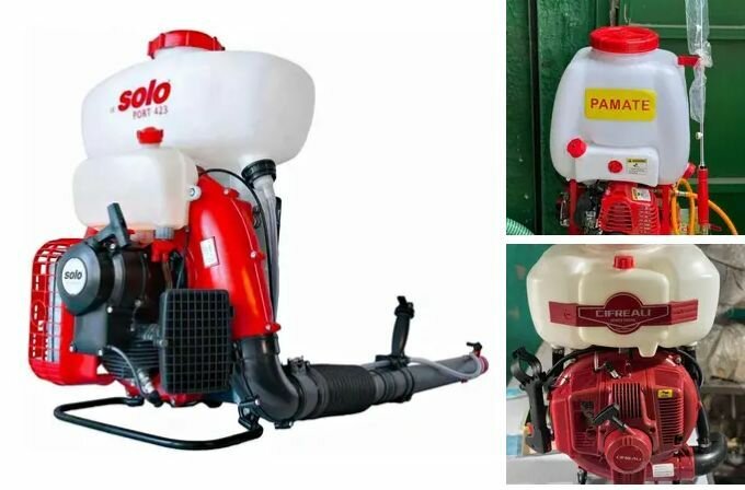 Pulvérisateur à dos thermique