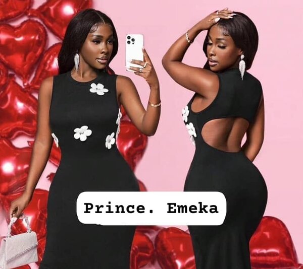 Robe Noire Élégante Femme