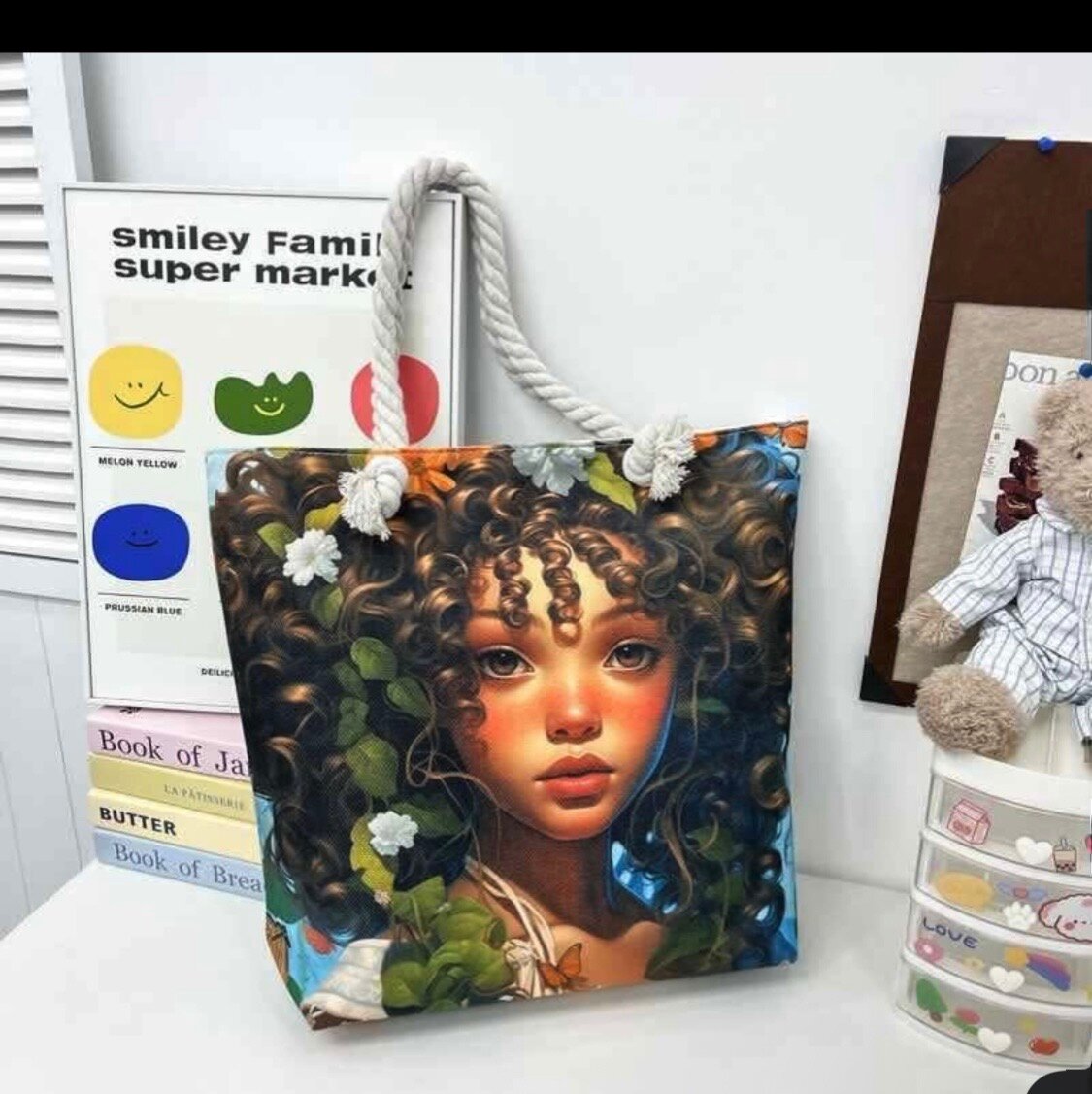 Sac cabas artistique féminin