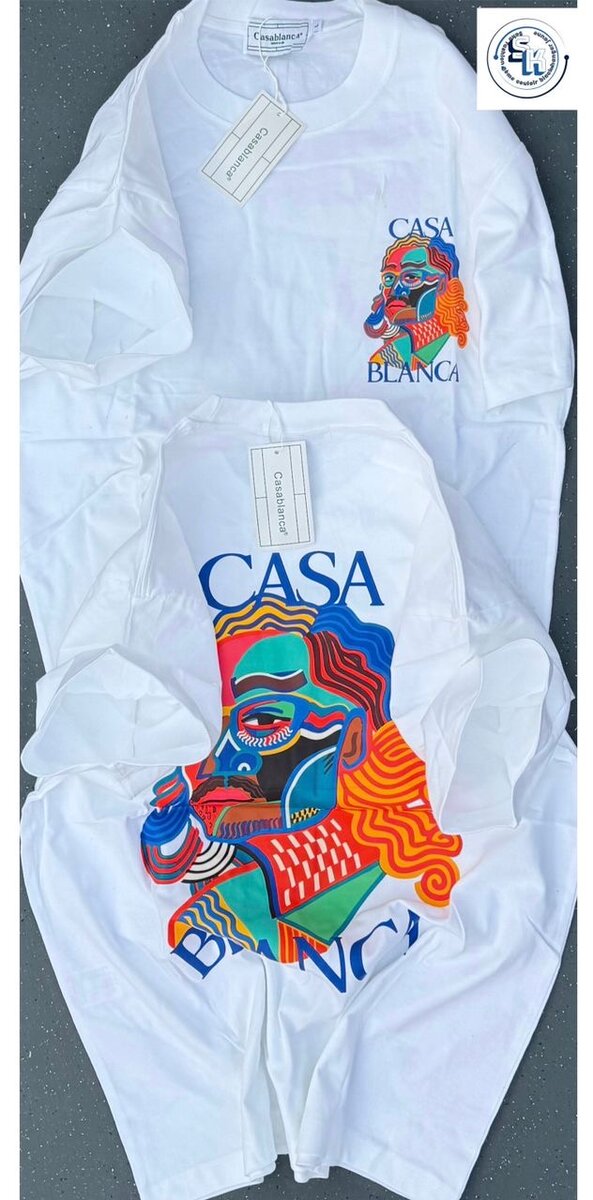 T-shirt homme blanc avec logo