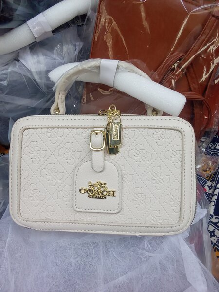 Sac à main femme Coach blanc