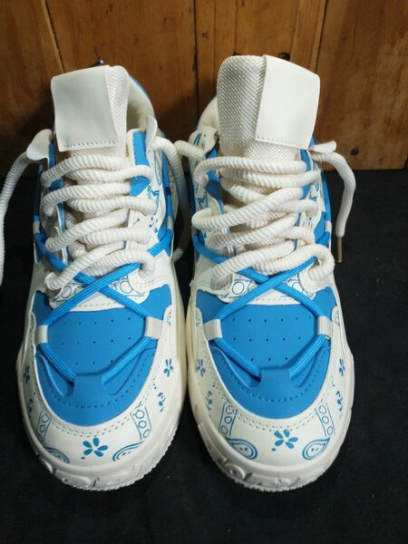 Baskets Mode Bleu Blanc