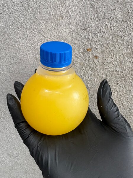 Bouteille de jus de fruit